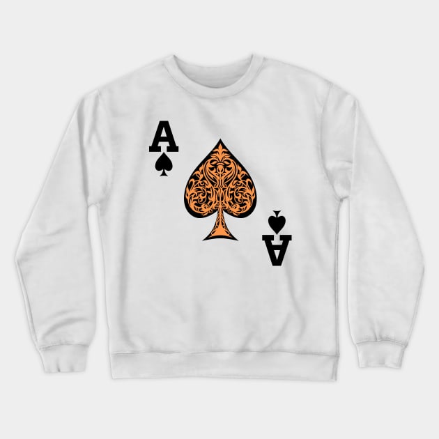 Ace of Spade Crewneck Sweatshirt by KHJ